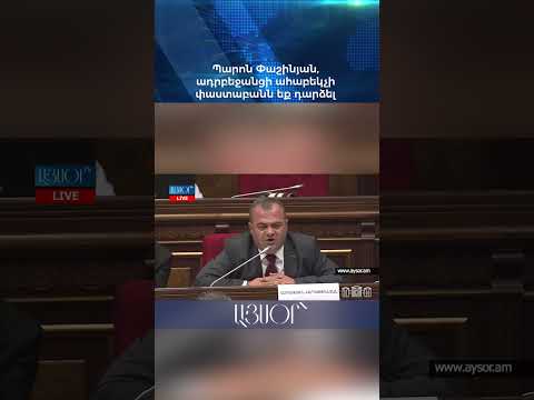 Mr. Pashinyan, you have become the lawyer of an Azerbaijani terrorist.