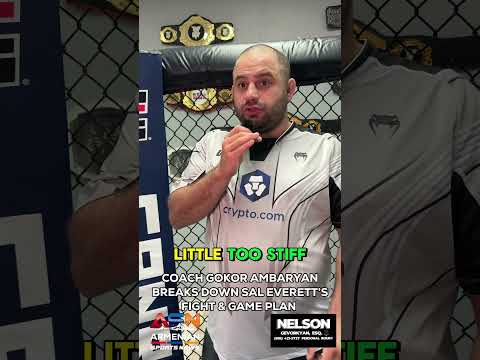 Gokor Ambaryan shares the last-minute game plan change before Sal Everett’s KO win on DWCS #UFC