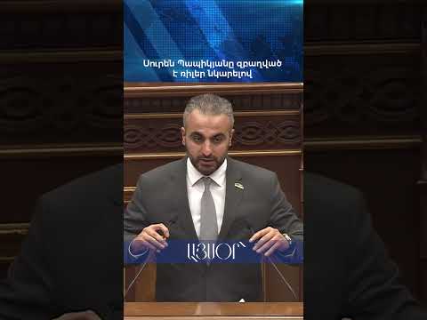 Սուրեն Պապիկյանը զբաղված է ռիլեր նկարելով. Գառնիկ Դավթյան