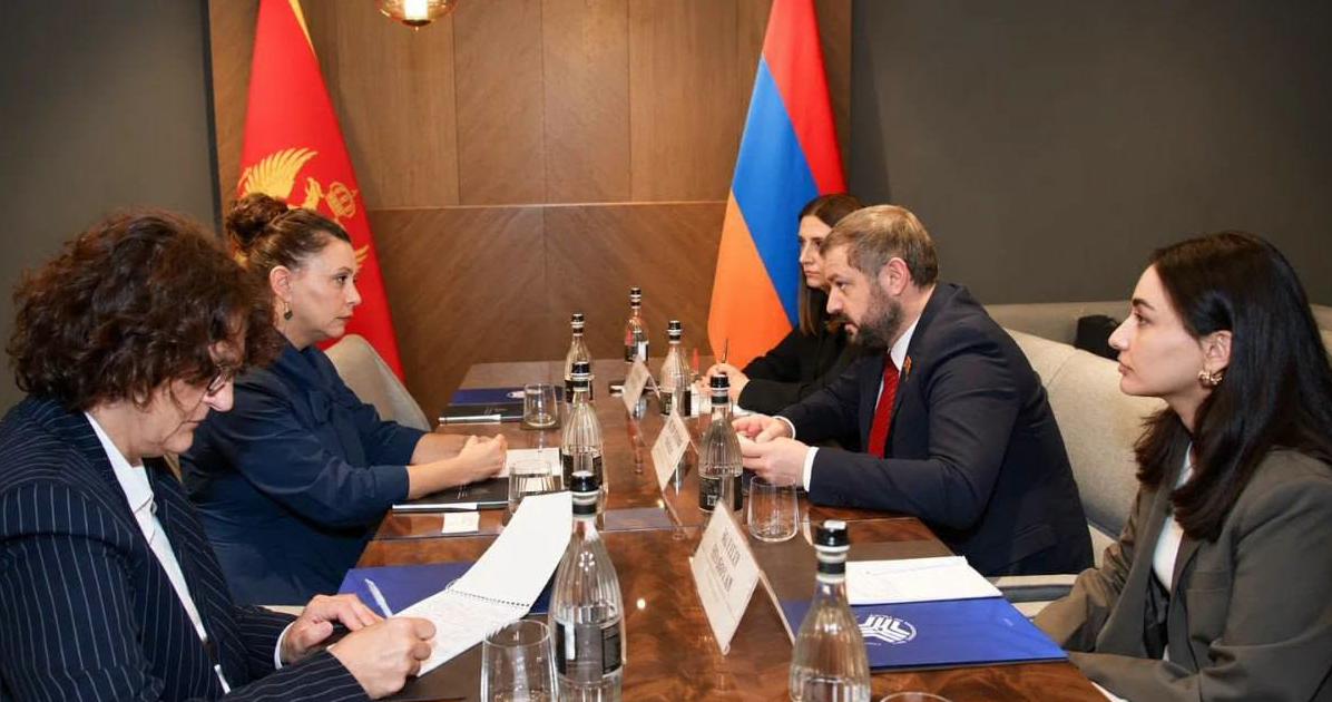 Քննարկվել են Հայաստանի և Մոնտենեգրոյի միջև զբոսաշրջության ոլորտում համագործակցության ընդլայնման հնարավորությունները
