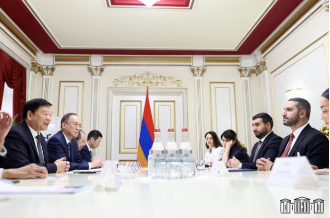 Ruben Rubinyan received the delegation of the National People's Congress of China