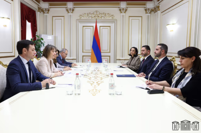 Ռուբեն Ռուբինյանն ընդունել է Հայաստանում ՄԱԿ-ի Զարգացման ծրագրի մշտական ներկայացուցչին