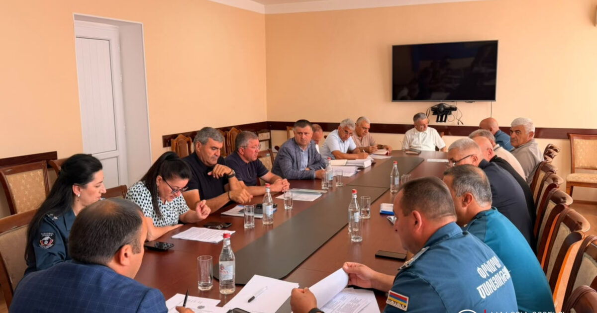 Improving emergency response mechanisms: training exercise at the Gegharkunik regional administration