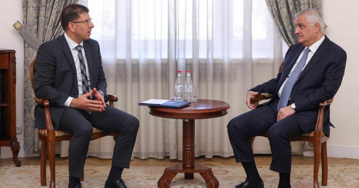 Deputy Prime Minister Mher Grigoryan received the Ambassador of Bulgaria