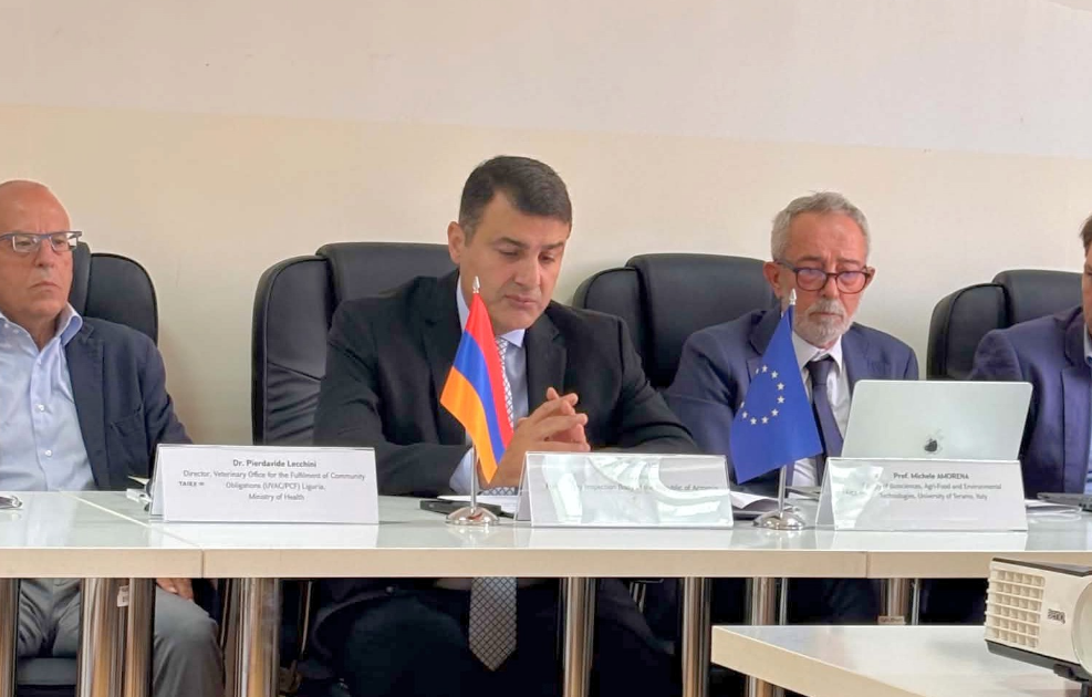 Requirements for exporting Armenian vegetable and fish products to the EU market are being discussed in Yerevan