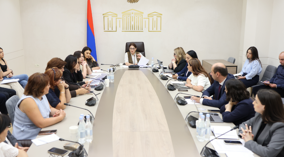 Աշխատանքային քննարկում` ընտանեկան և կենցաղային բռնության կանխարգելման ու տուժած անձանց պաշտպանությանն ուղղված օրենսդրական փոփոխությունների վերաբերյալ
