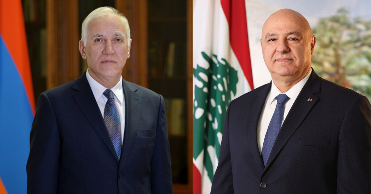 President Vahagn Khachaturyan had a telephone conversation with Lebanese President Joseph Aoun | shantnews.am