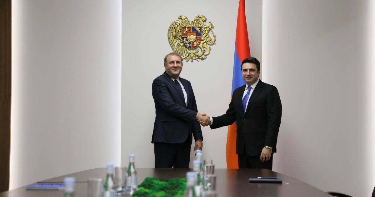 Ալեն Սիմոնյանը ԵՄ առաքելության ղեկավարի հետ քննարկել է համագործակցության հետագա հարցերը