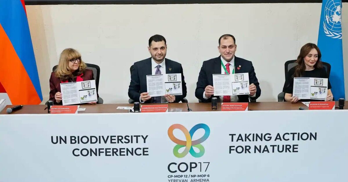Տեղի է ունեցել COP17-ին նվիրված նամականիշի մարման հանդիսավոր արարողությունը