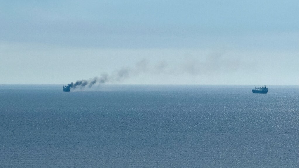 Drones hit 2 merchant ships off the coast of Bulgaria, one sinks | azatutyun.am