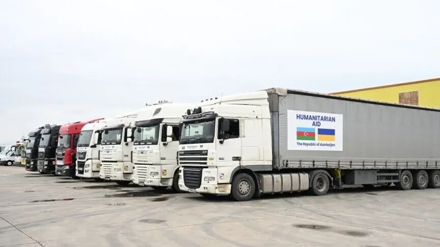 Azerbaijan sends another batch of humanitarian aid to Ukraine | news.am
