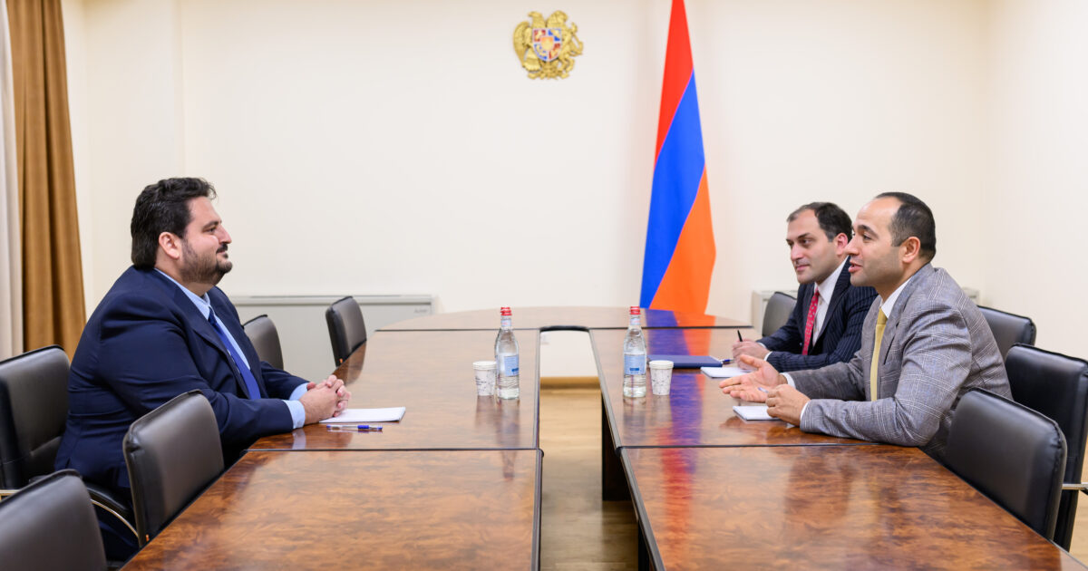 Դավիթ Թադևոսյանը Cerebras ընկերության ներկայացուցչի հետ քննարկել է AI ենթակառուցվածքների զարգացմանն առնչվող հարցեր