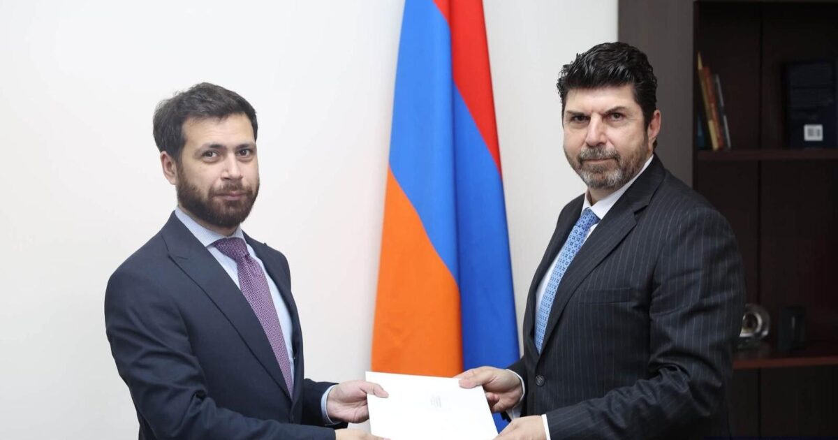 Vahan Kostanyan and Dimitrios Skoutas discussed the Armenia-Greece trade and economic agenda