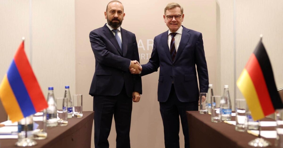 Արարատ Միրզոյանը հանդիպել է Գերմանիայի ԱԳ նախարարի հետ