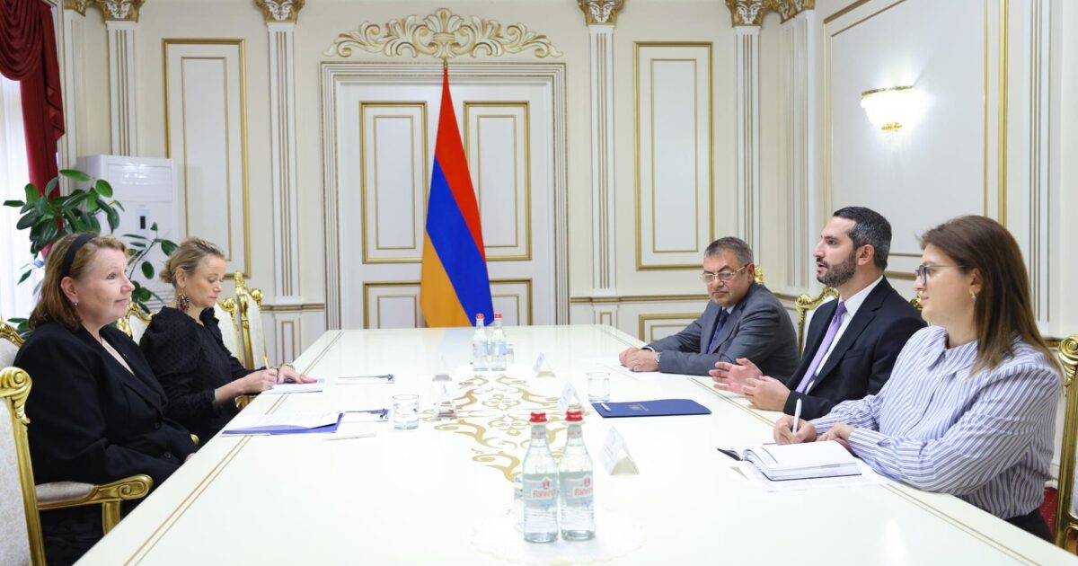 Ruben Rubinyan received the Head of the EU Monitoring Mission to Armenia