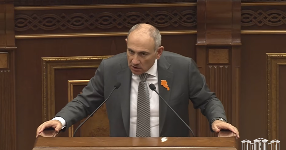 I will take your behavior from you today. Pashinyan to the opposition