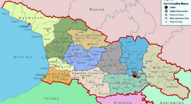 В каком регионе самая высокая средняя зарплата в Грузии?