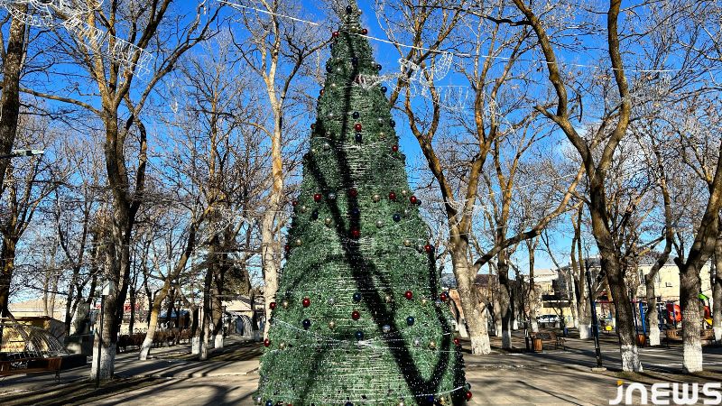 В Ахалкалаки планируют установить 15-метровую рождественскую елку