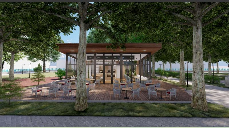 A cafe will be built in Akhalkalaki's central park for 301,000 GEL