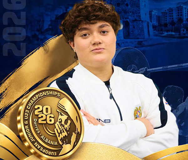 Armenian Weightlifter Emma Poghosyan Wins Gold at European Junior Championships