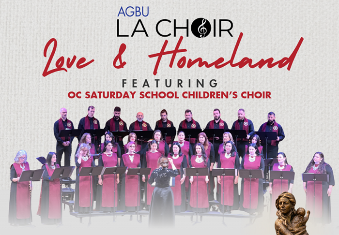 AGBU LA Choir to Present “Love & Homeland” Concert in Costa Mesa on October 24