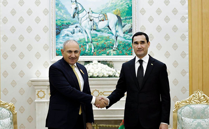 Armenia Seeks to Strengthen Political and Economic Ties with Turkmenistan, Pashinyan Says