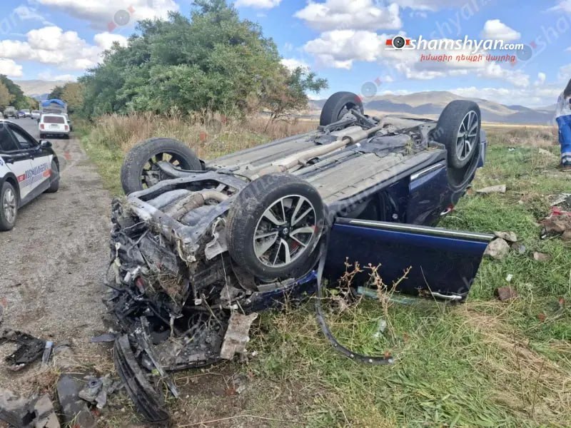 Ողբերգական ավտովթար՝ Շիրակի մարզում․ վարորդը մահացել է