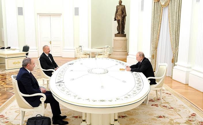 Putin, Pashinyan and Aliyev held a closed-door meeting in Turkmenistan