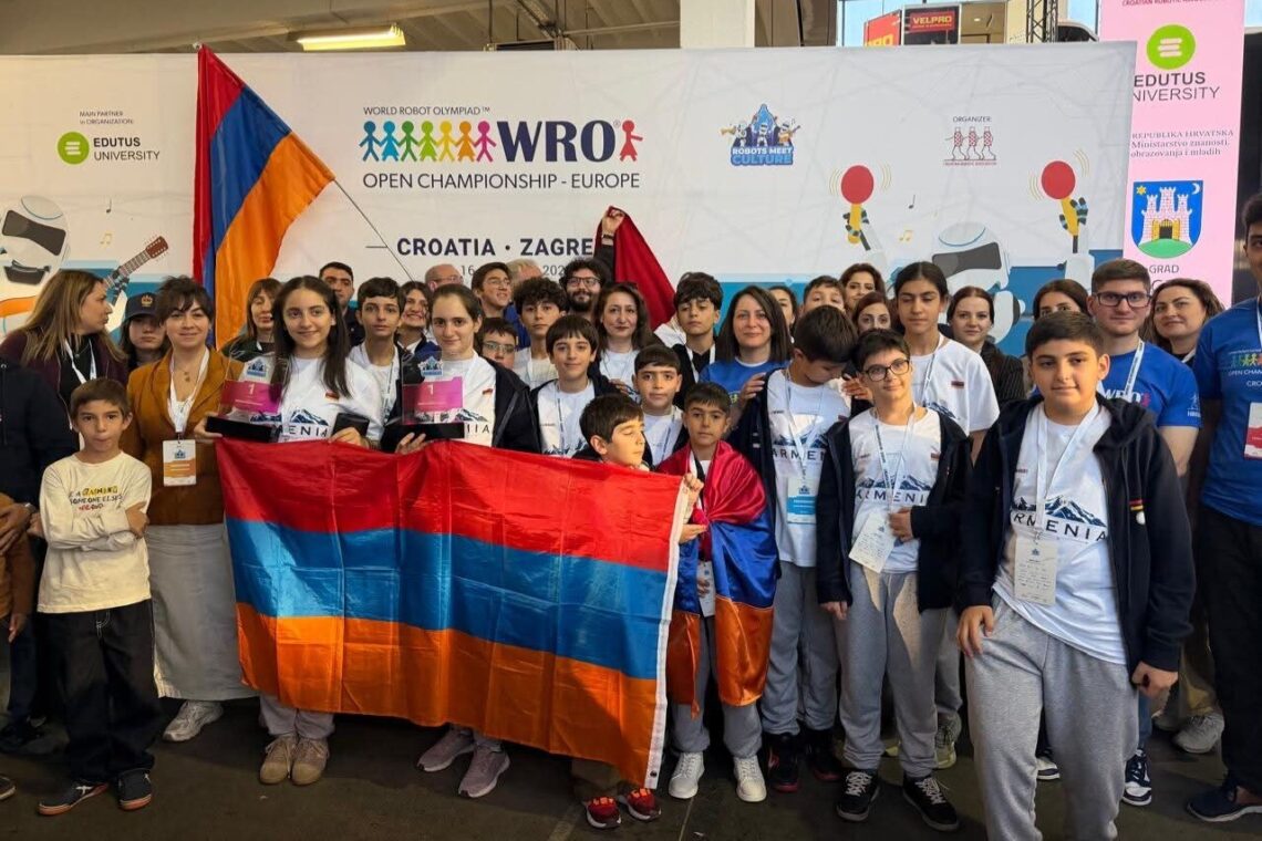 Գյումրու դպրոցականները՝ ռոբոտաշինության Եվրոպայի բաց առաջնության հաղթող
