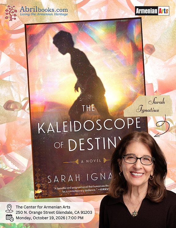 Sarah Ignatius’s New Book to be Presented at Armenian Arts Center