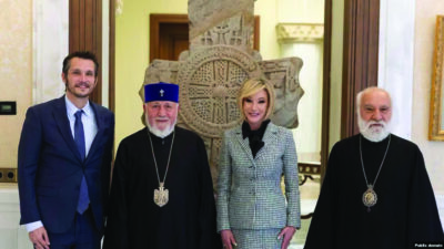 Trump Adviser Meets with Catholicos Karekin II