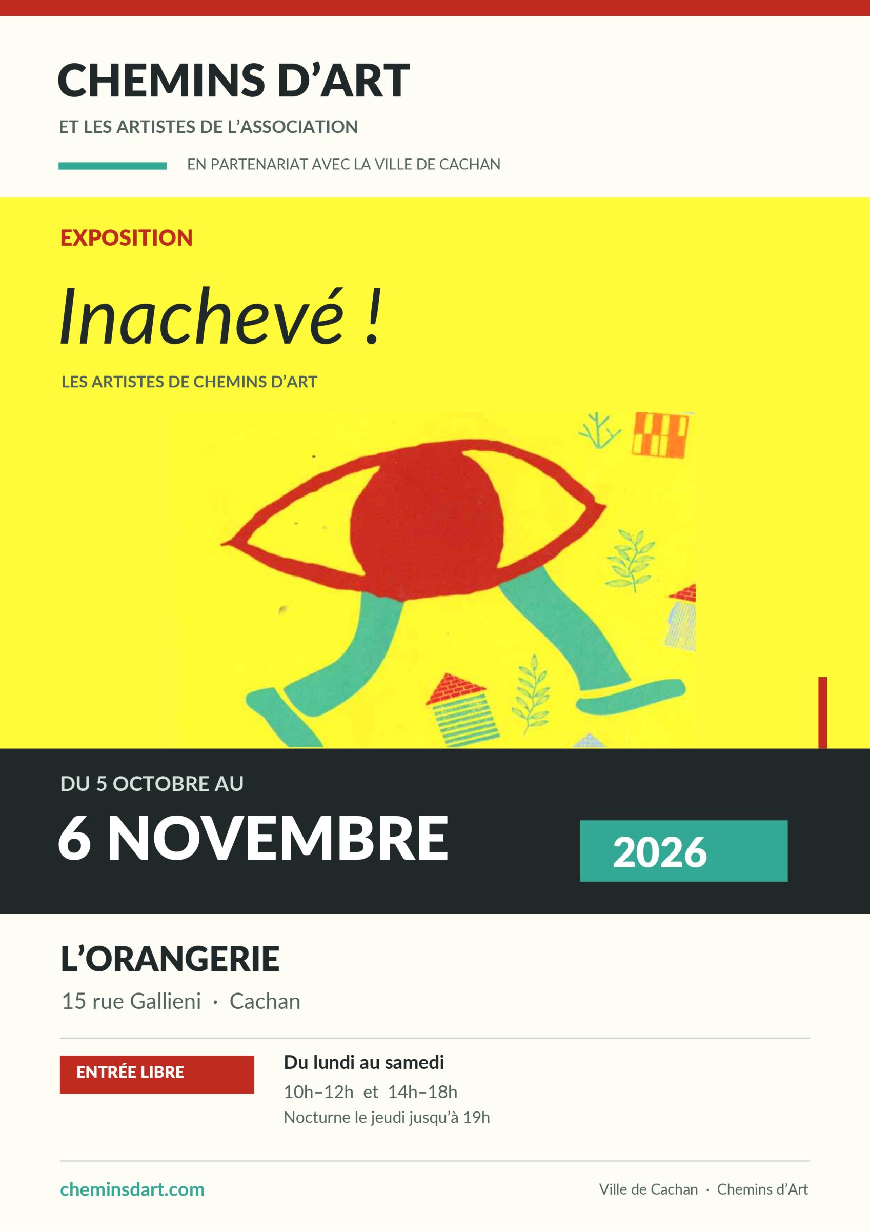 JIRKA à Cachan pour l’exposition « Inachevé »