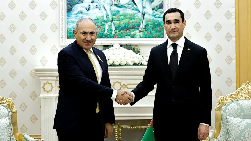 A meeting took place between Nikol Pashinyan and Serdar Berdimuhamedov.