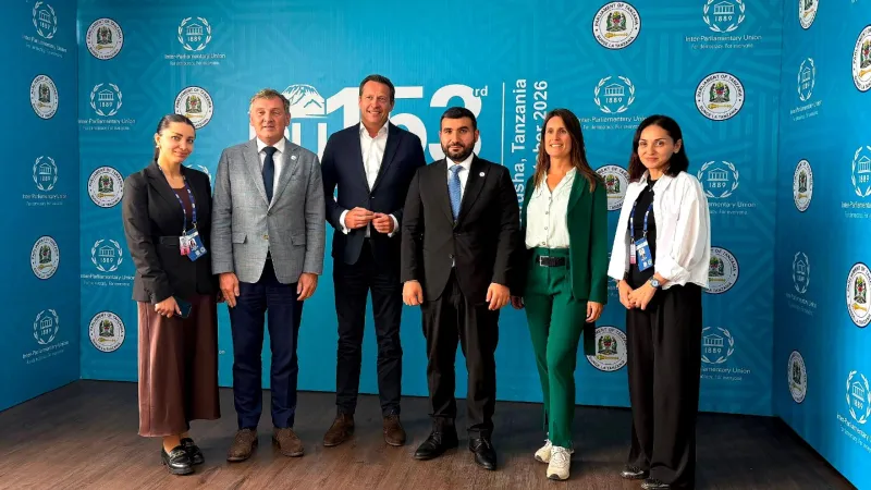 The Deputy Speaker of the National Assembly, Vahagn Aleksanyan, met with the delegation of the Belgian Parliament at the Inter-Parliamentary Union.