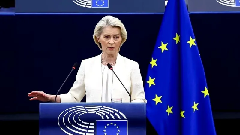 The EU will allocate additional funds to Kyiv for drones and missiles, according to von der Leyen.
