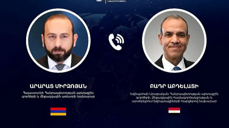 Ararat Mirzoyan presented to the Egyptian Foreign Minister the efforts being made towards the institutionalization of peace established between Armenia and Azerbaijan.