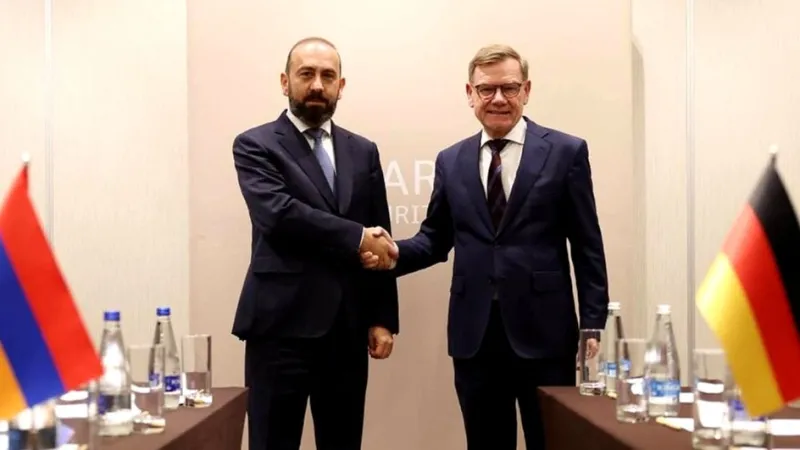 Mirzoyan and Wadaful discussed the trade and economic relations between Armenia and Germany.