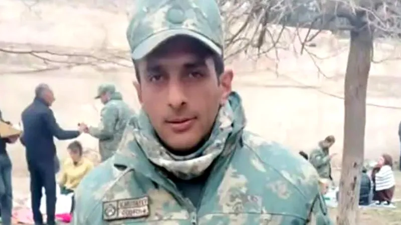 What did the Azerbaijani soldier say about invading an Armenian family: "People"