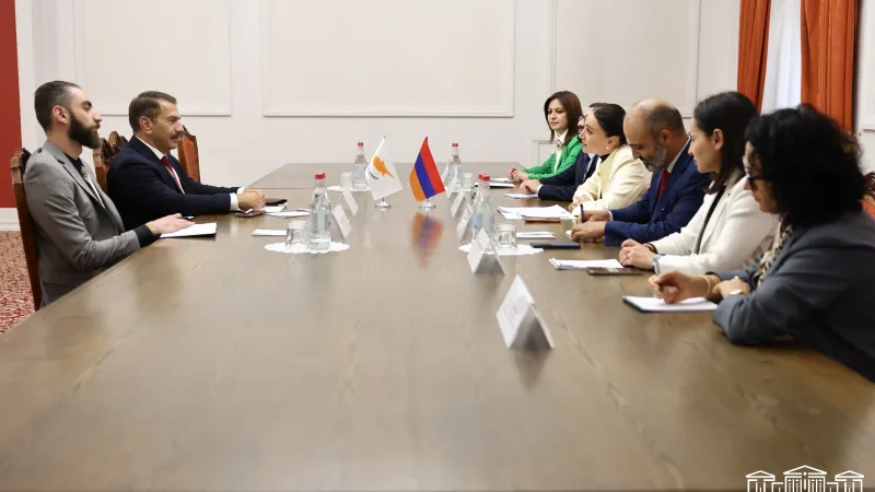 AruSyak Manavazyan has met with Ambassador Mavros.
