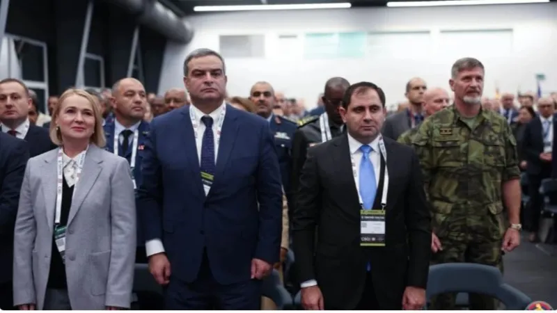 Surik Papikyan participated in the opening ceremony of the Future Forces Exhibition & Forum in Prague.