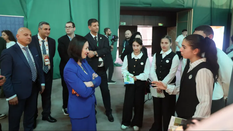 Today was Sports Day at the Ministry of Education, Science, Culture and Sports booth. COP17
