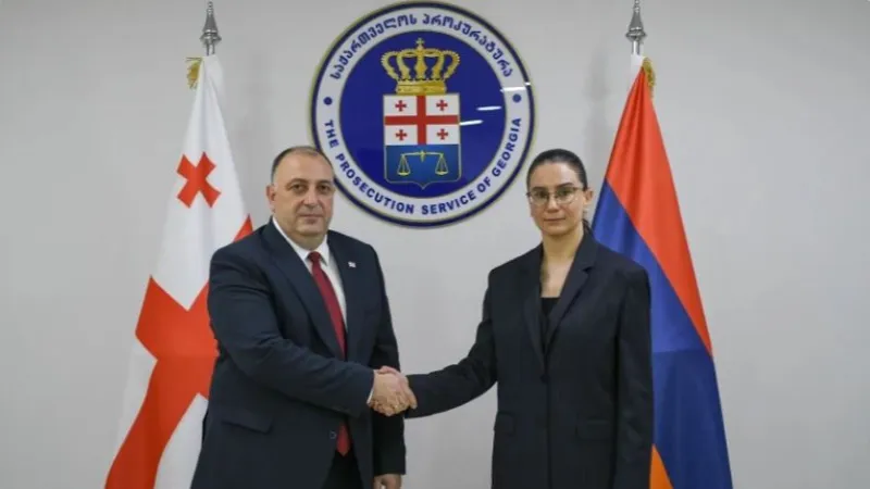 The Attorney General of Armenia met with the Attorney General of Georgia in Tbilisi.