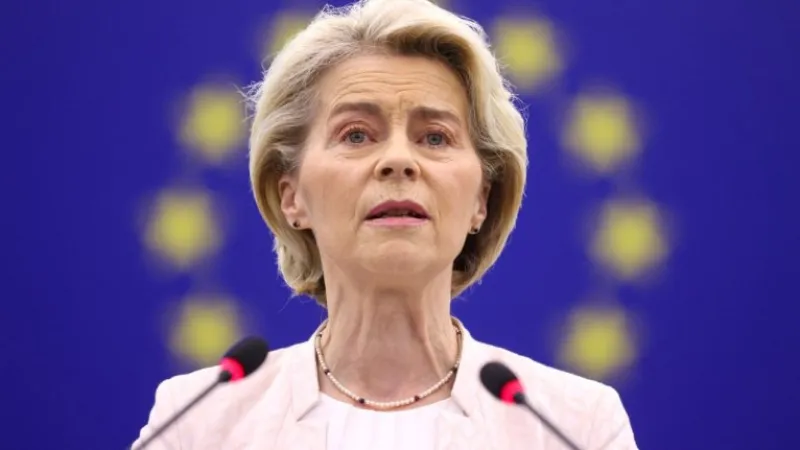 The irresponsible attacks by the Russian Federation target innocent lives and openly disregard international law. von der Leyen