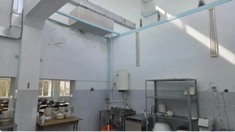 The production activities of the public catering facility of the Amasia secondary school have been suspended.