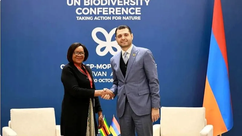 Hambardzum Matevosyan has discussed the possibilities of cooperation in the field of biodiversity conservation with the Minister of Environment of Zimbabwe.