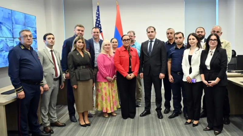 The Chairman of the State Revenue Committee, Eduard Hakobyan, hosted Shona Wilson, the Deputy Assistant Secretary of State for Security Assistance from the United States.