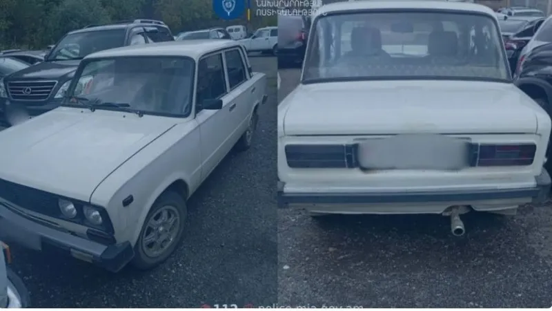 The police have discovered the man who stole the car of a resident of Vernashen village; a criminal case has been initiated.