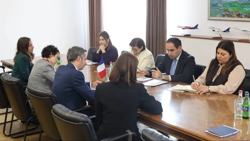 The project for the construction of the Bargushat tunnel has been discussed with the French ambassador.