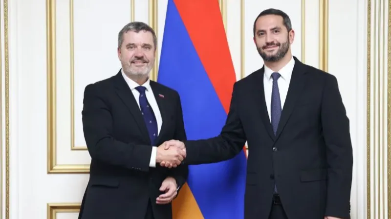 Ruben Rubinyan has received a delegation led by the Minister of Foreign and European Affairs of Slovenia.