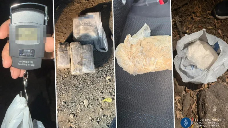 The Criminal Police of the Ministry of Internal Affairs have seized more than half a kilogram of heroin, 3.3 kg of crystal, and marijuana. There are 3 individuals arrested.